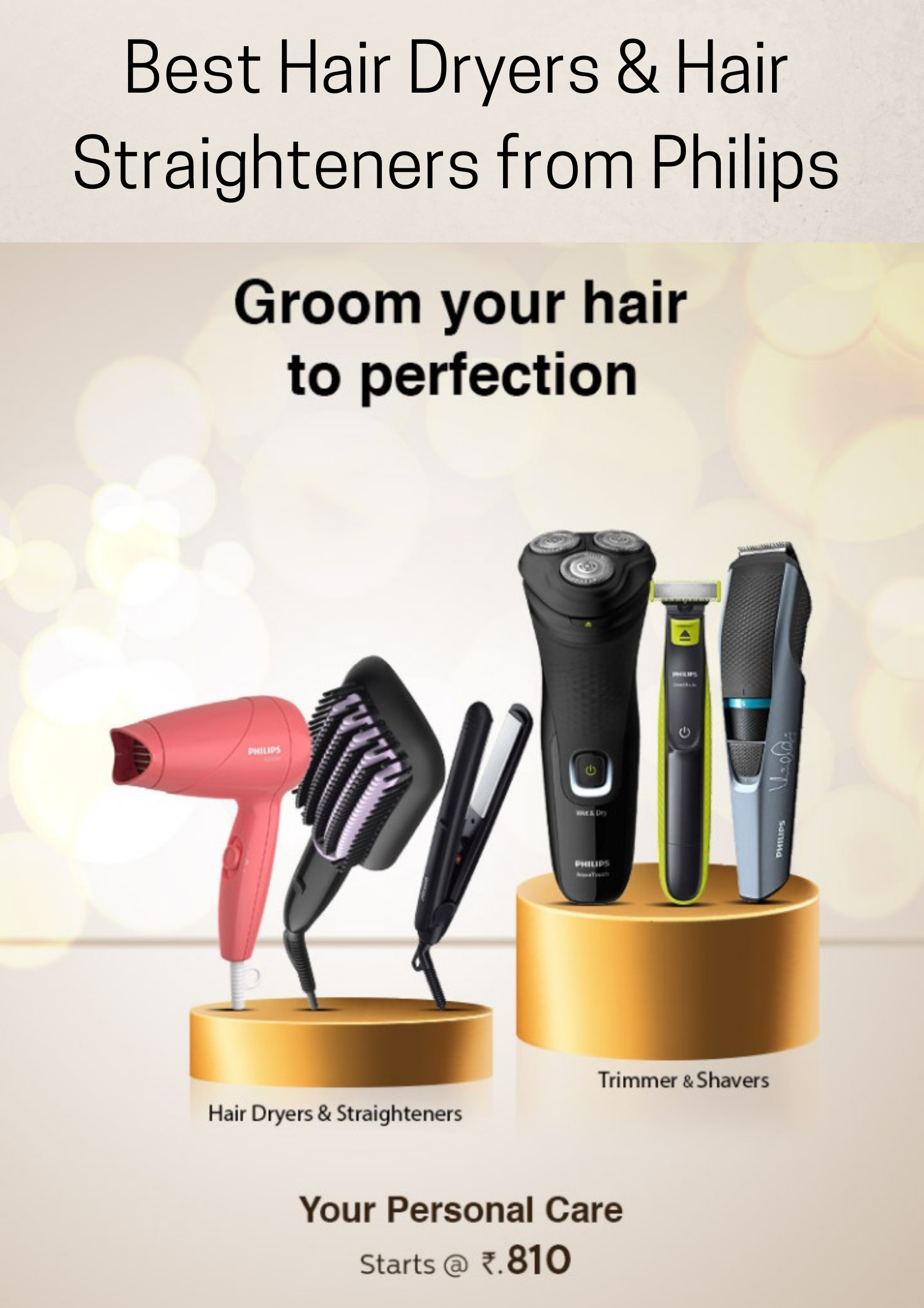 Best Hair Dryers and Hair Straighteners from Philips