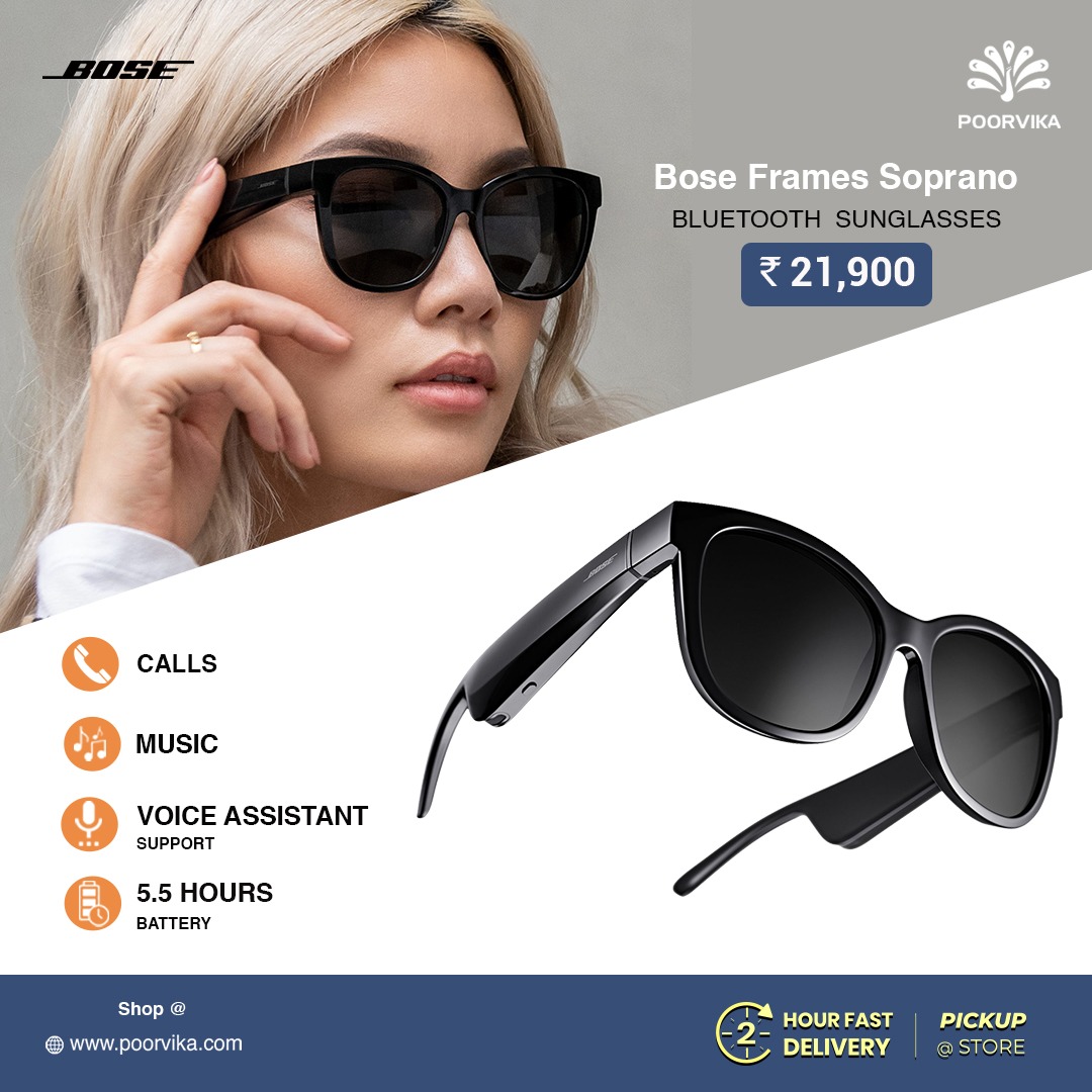 Bose Frames Soprano Bluetooth Audio Sunglasses