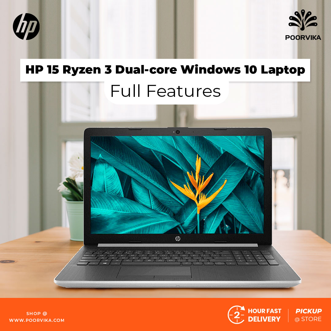 HP-15-Ryzen-3-Dual-core-Windows-10-Laptop---Full-Features