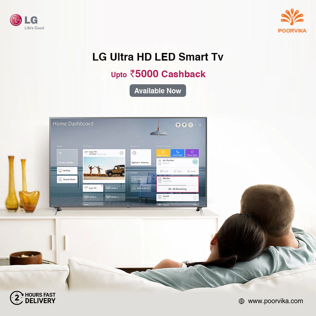 LG Smart TV - Your central hub of convenience