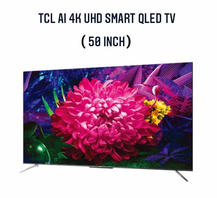 TCL 50" AI 4K UHD Smart QLED TV
