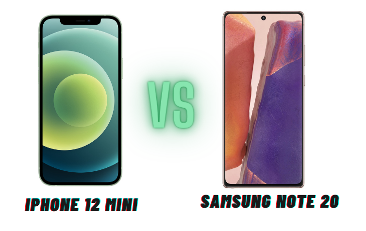 iPhone 12 mini VS Samsung Galaxynote 20