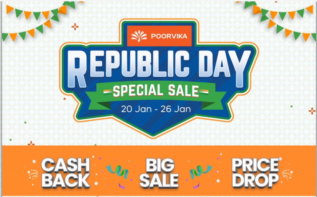 Republic Day Special Sale Offers available at Poorvika Poorvika Blog