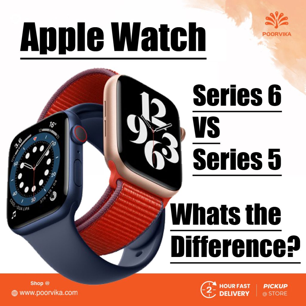 apple watch 5 6 difference