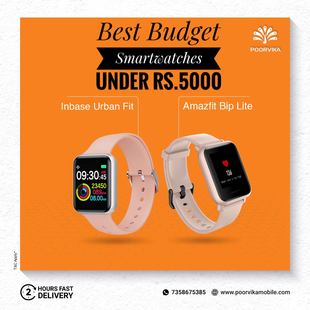 Best budget smartwatches under rs 5000