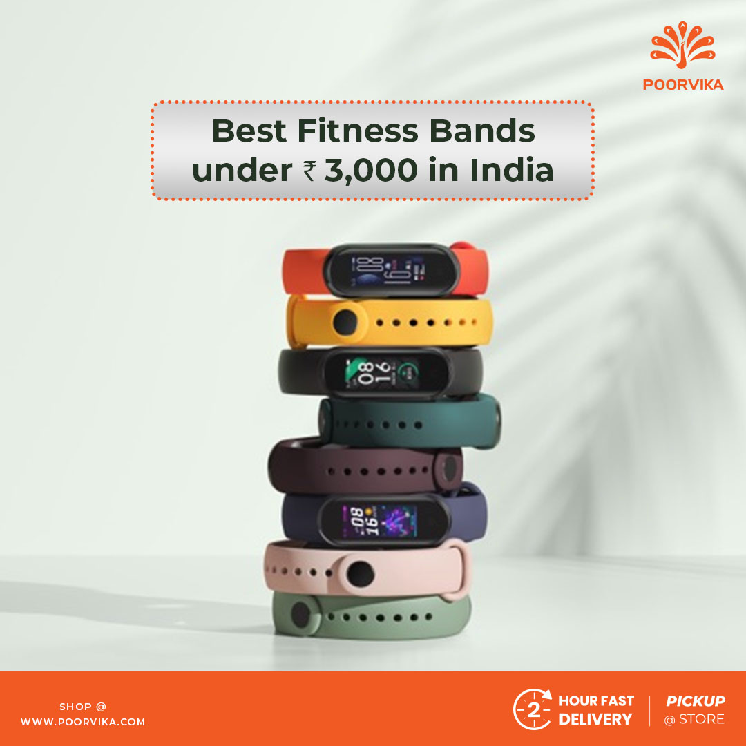 Best fitness bands store under 3000