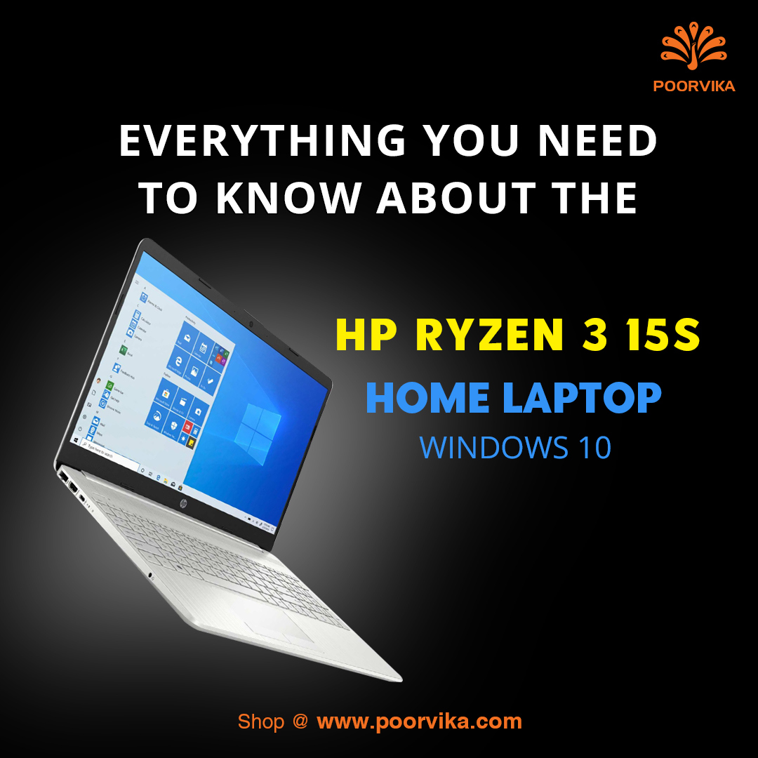 Everything you need to know about the HP 15s Ryzen 3 3250U Windows 10 Home  Laptop 15s-gr0012AU - Poorvika Blog