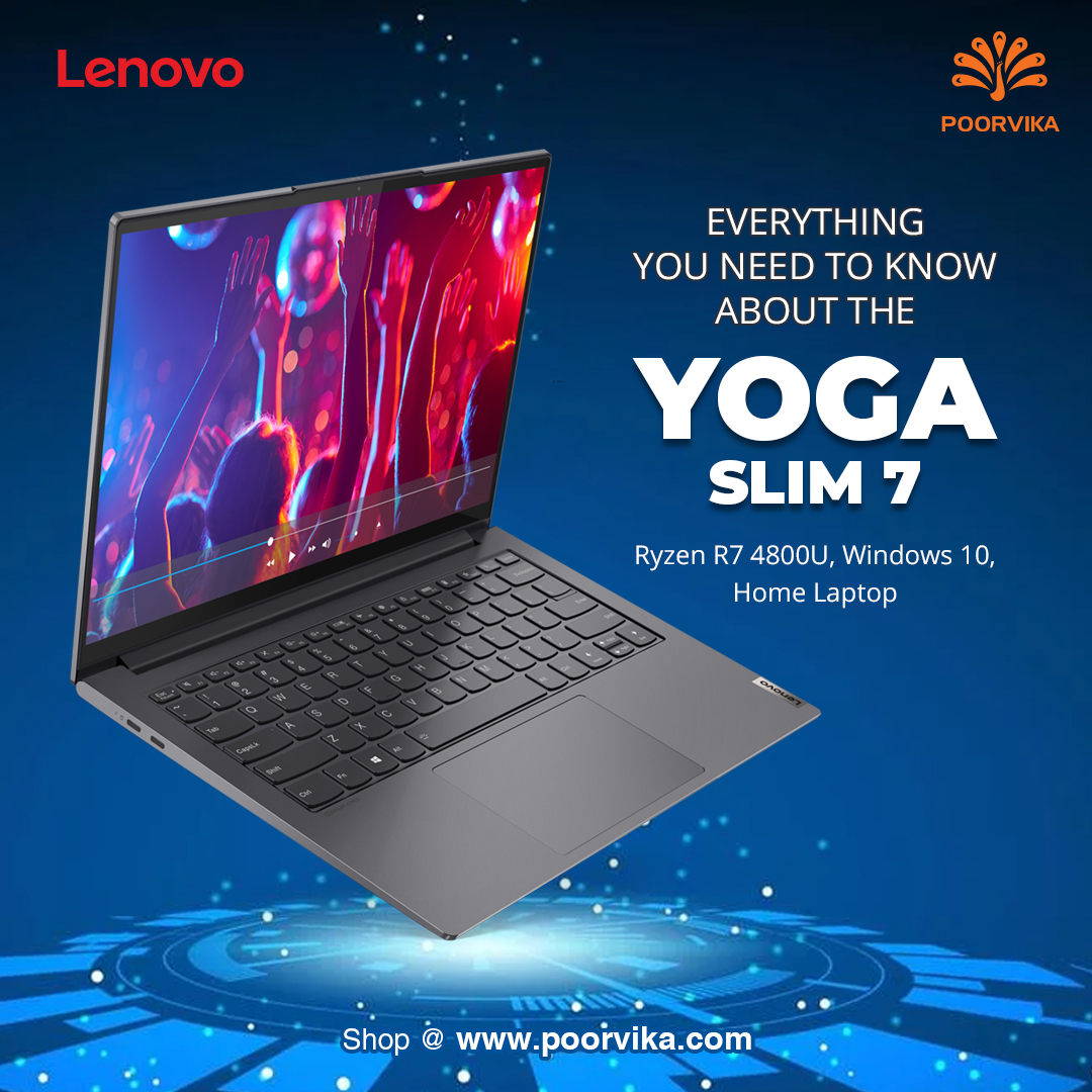 Lenovo Yoga Slim 7 Ryzen R7 4800U Windows 10 Home Laptop