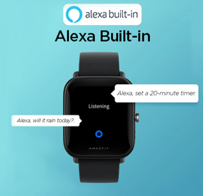 Amazfit Bip U Pro Smartwatch - Alexa Built-in