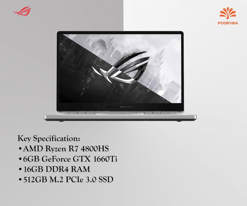 Key specification of ASUS Zephyrus G14 laptop