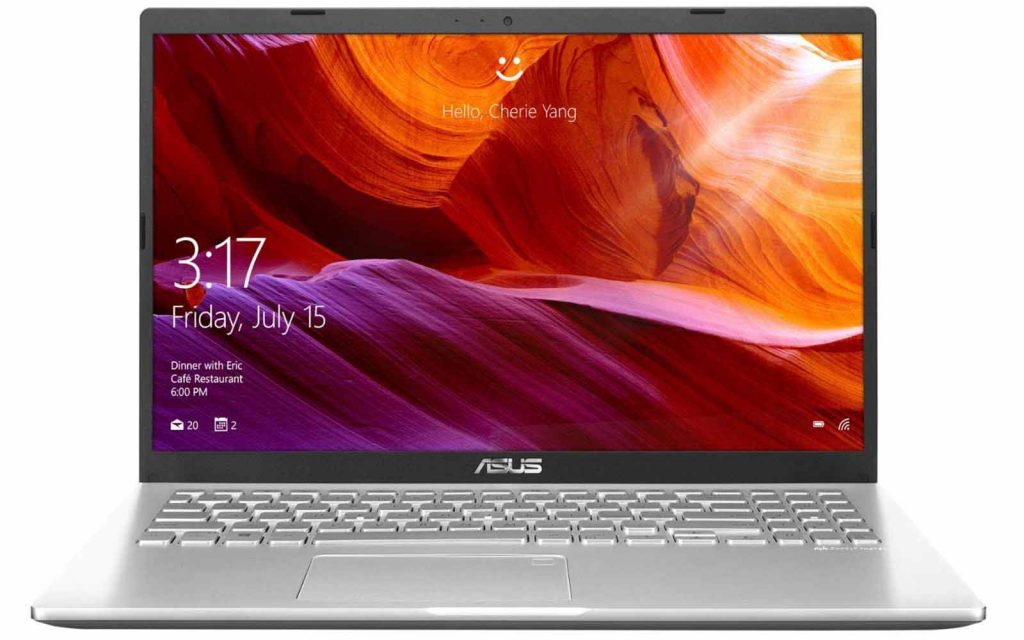 ASUS Intel Celeron N4020 Windows 10 Home Laptop X509MA-BR270T 4GB RAM 256GB SSD 15.6 inch Transparent Silver 1.90 kg