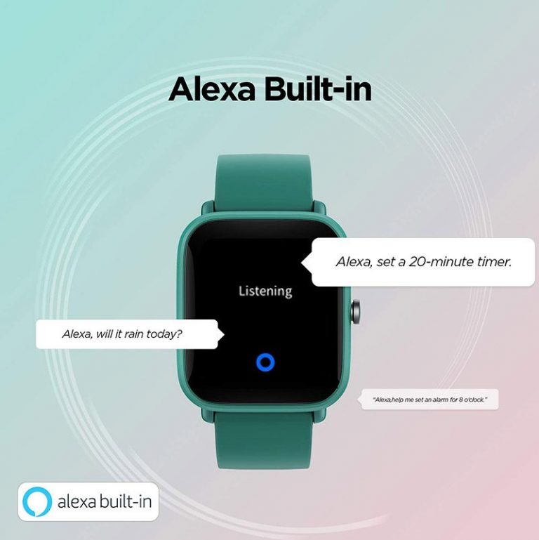 amazfit bip u alexa