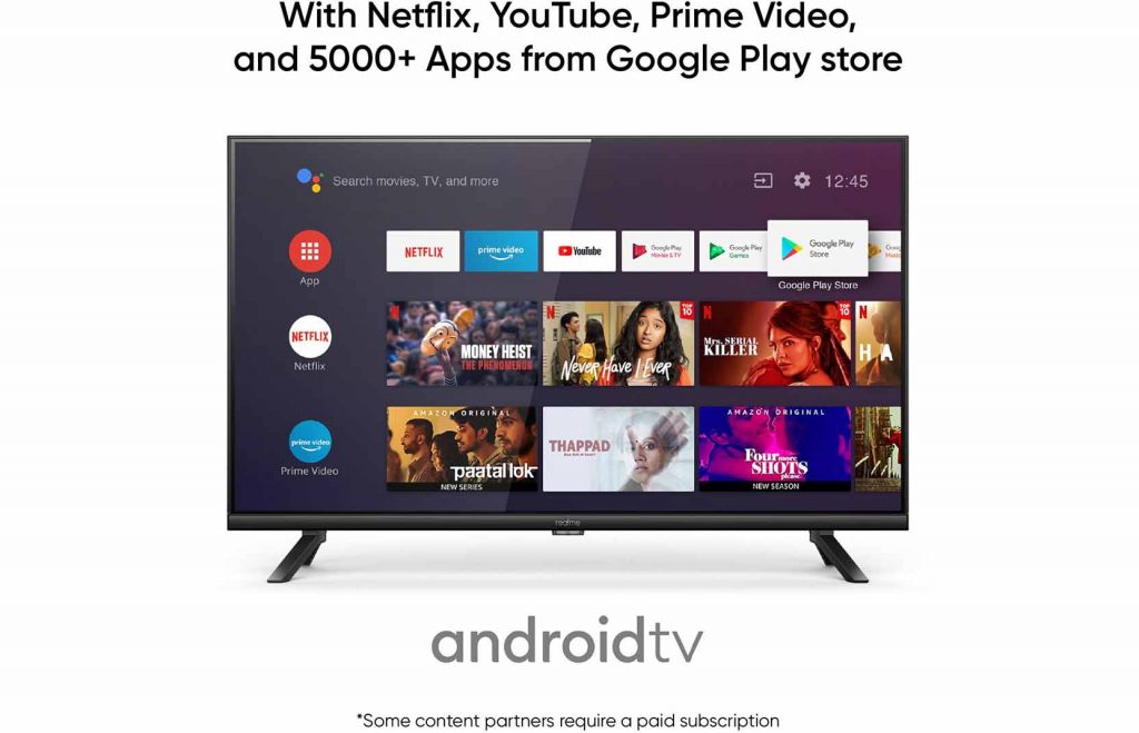 Realme 108cm 43 inch FHD Smart Android LED TV