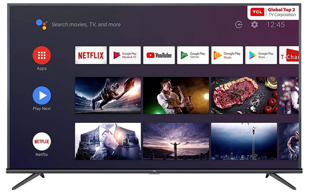 TCL 125.7 cm 50 inch 4K Ultra HD Smart Certified Android LED TV 50P8E