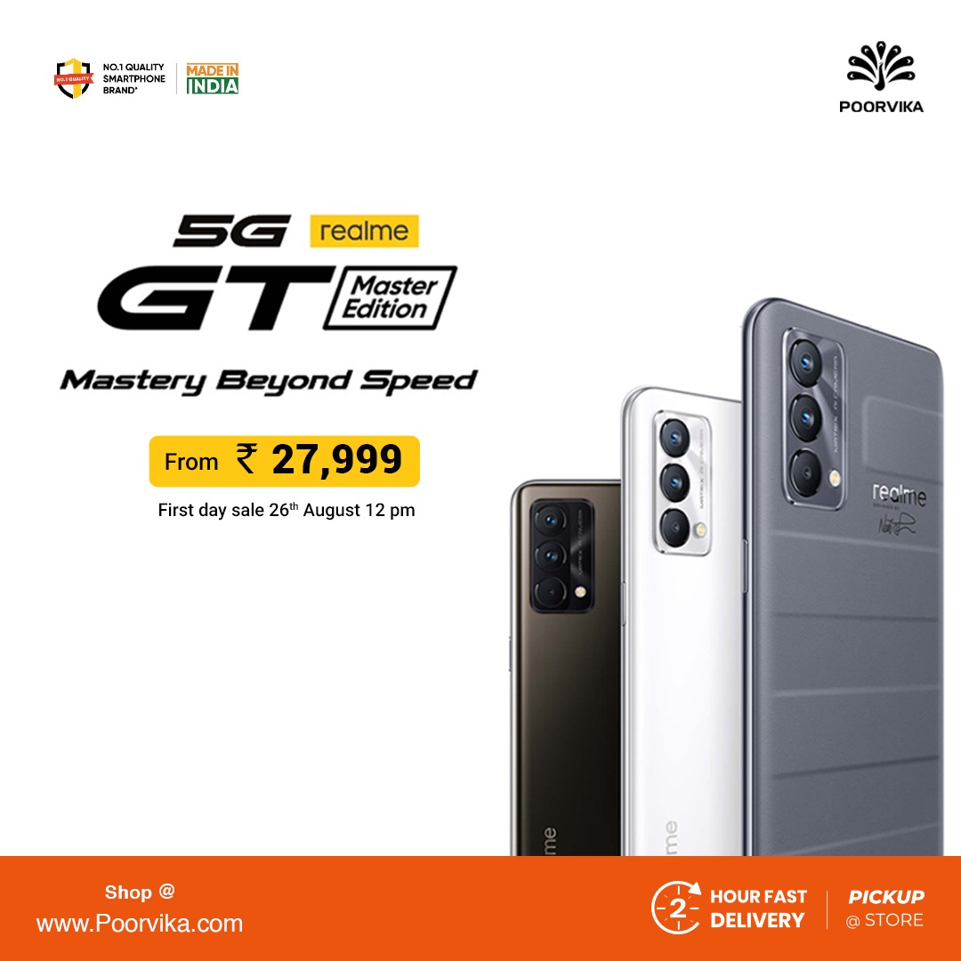 realme gt 5g master edition price in india poorvika