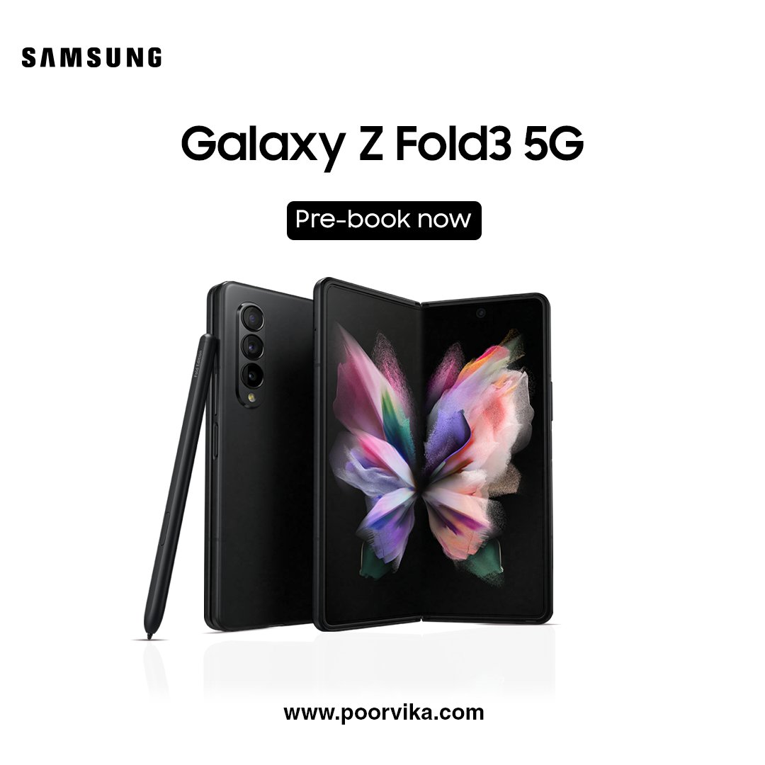 Samsung galaxy z fold3 5g price poorvika