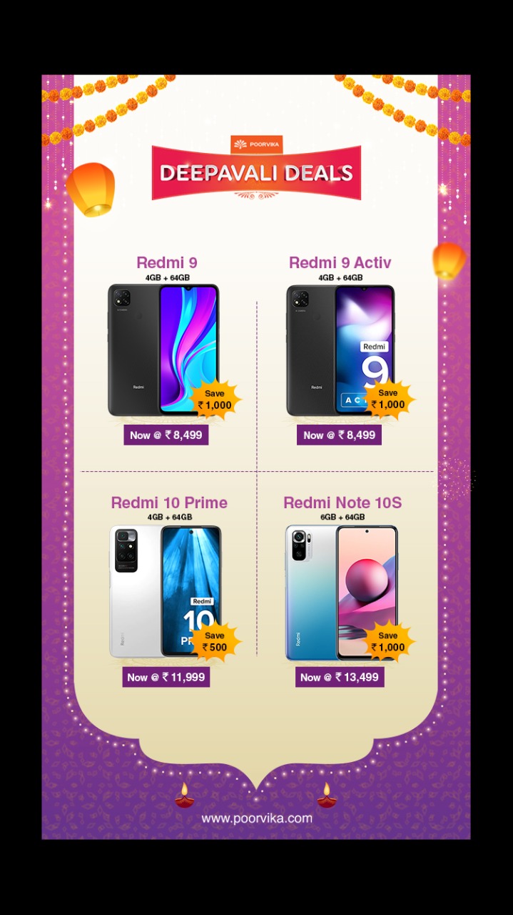 Deepavali Great Festive Deals On Redmi Series - 2021