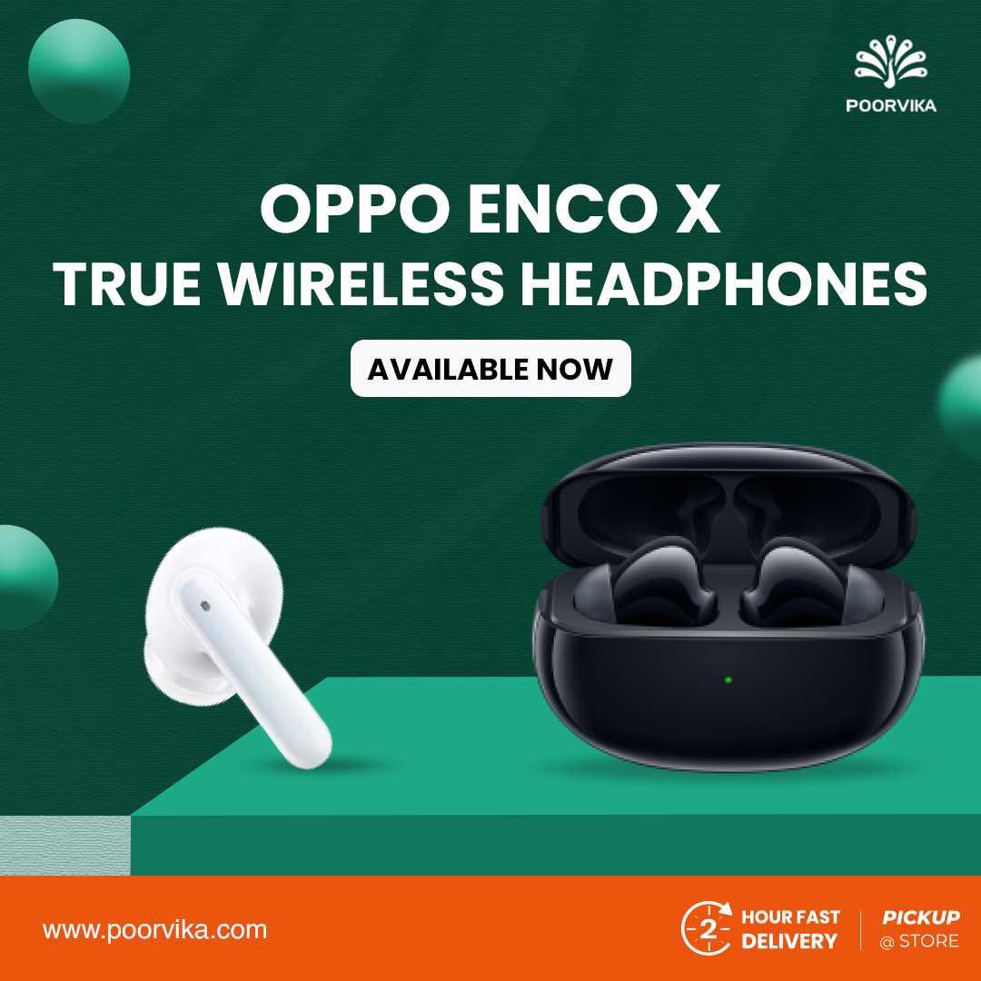 Oppo enco x true online wireless noise cancelling earphones