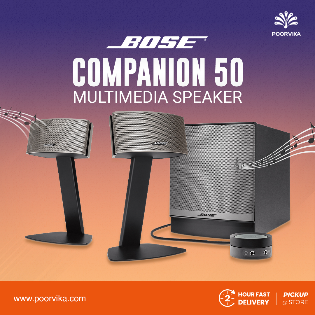 Bose companion speaker available @ Poorvika