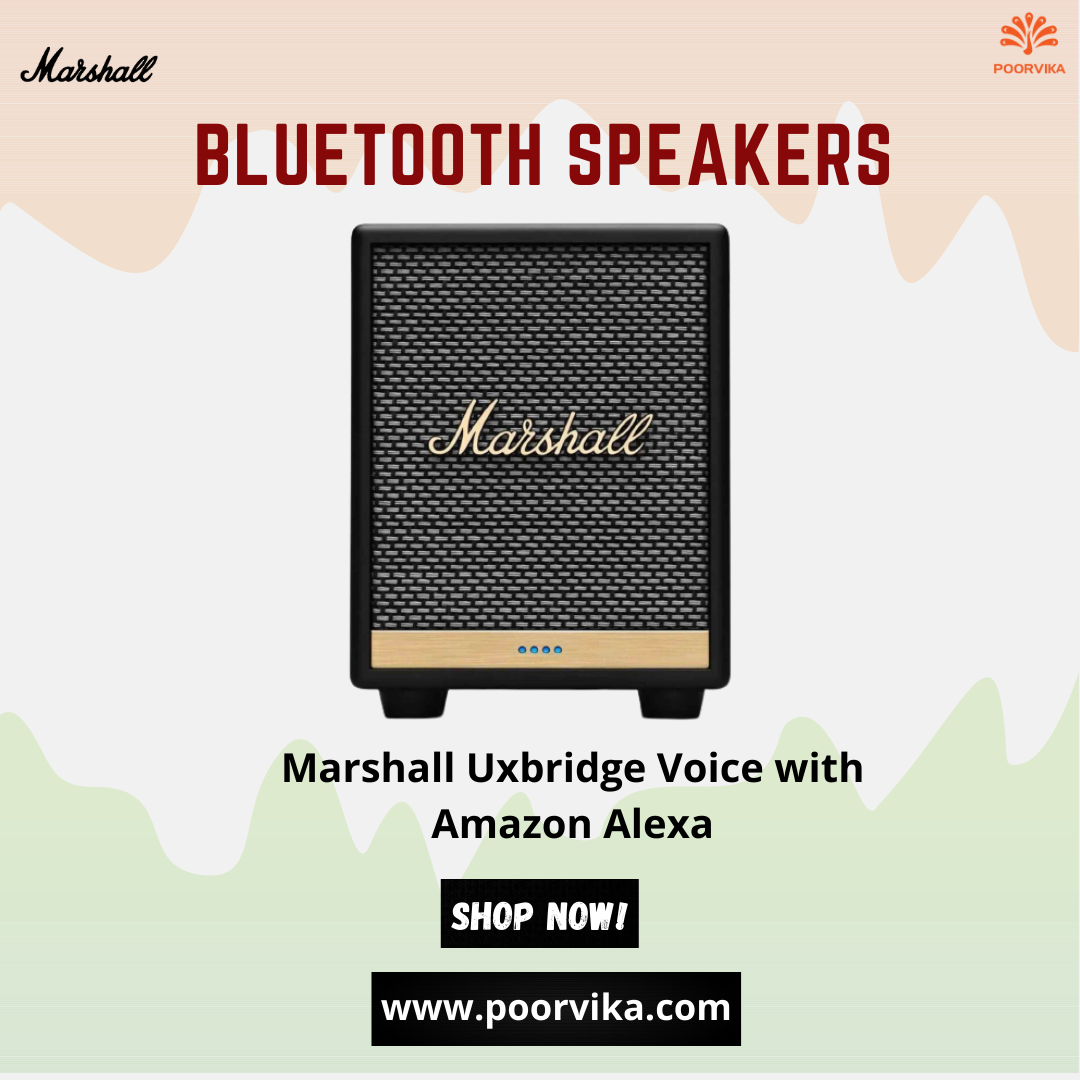 Marshall UXBRIDGE Voice Activated Speaker with Built-in  Alexa