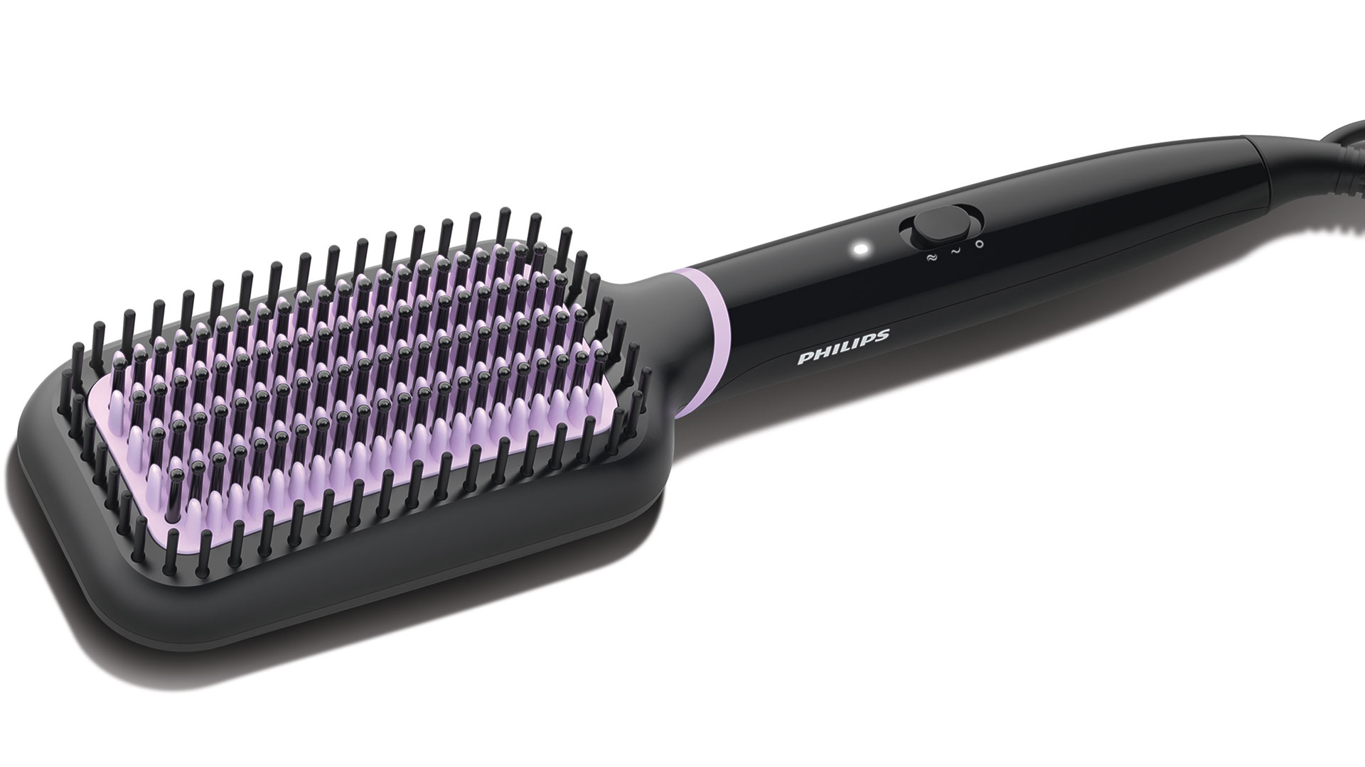 3. Blue Vivitar Hair Straightener Brush - wide 4